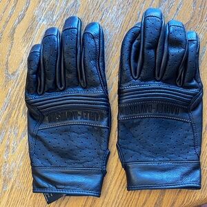 Harley-Davidson Perforated Black Riding Gloves